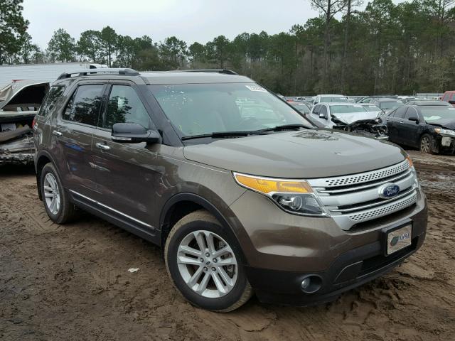 1FM5K7D88FGB94717 - 2015 FORD EXPLORER X BROWN photo 1