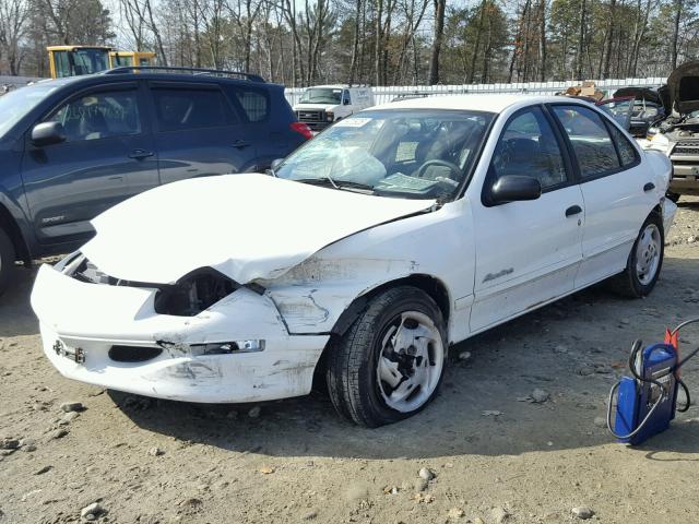 1G2JB5247X7529091 - 1999 PONTIAC SUNFIRE SE WHITE photo 2