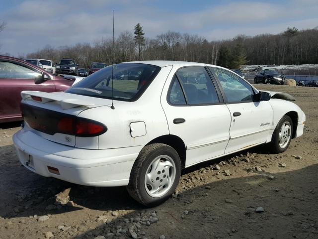 1G2JB5247X7529091 - 1999 PONTIAC SUNFIRE SE WHITE photo 4