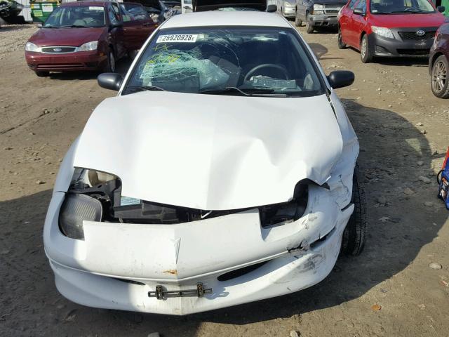 1G2JB5247X7529091 - 1999 PONTIAC SUNFIRE SE WHITE photo 9