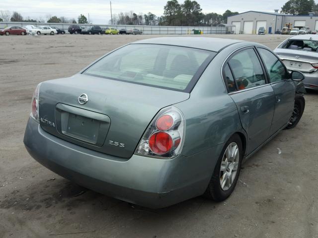 1N4AL11D36C118883 - 2006 NISSAN ALTIMA S GREEN photo 4