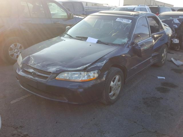 JHMCG5659YC007272 - 2000 HONDA ACCORD EX BLUE photo 2