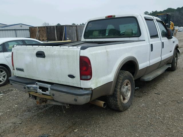 1FTSW20P36EB40202 - 2006 FORD F250 SUPER WHITE photo 4