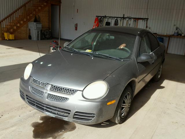 1B3ES26C45D224323 - 2005 DODGE NEON BASE GRAY photo 2