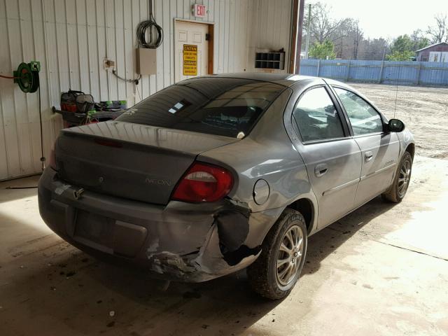 1B3ES26C45D224323 - 2005 DODGE NEON BASE GRAY photo 4