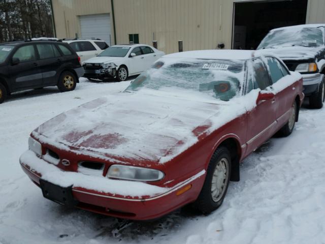 1G3HN52K8X4818241 - 1999 OLDSMOBILE 88 BASE RED photo 2