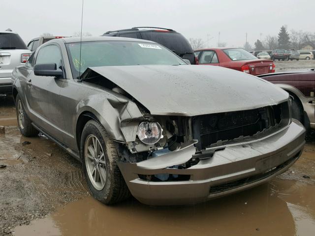 1ZVFT80NX55159563 - 2005 FORD MUSTANG BEIGE photo 1