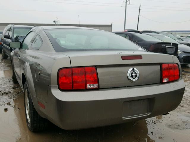 1ZVFT80NX55159563 - 2005 FORD MUSTANG BEIGE photo 3