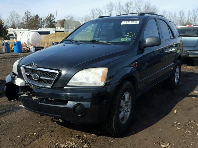 KNDJC733465603345 - 2006 KIA SORENTO EX BLACK photo 2