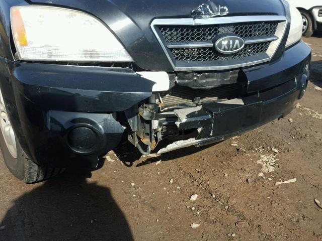 KNDJC733465603345 - 2006 KIA SORENTO EX BLACK photo 9