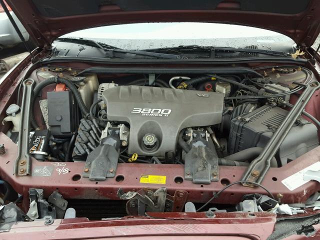 2G4WB55K811207247 - 2001 BUICK REGAL LS 勃艮第红 照片 7
