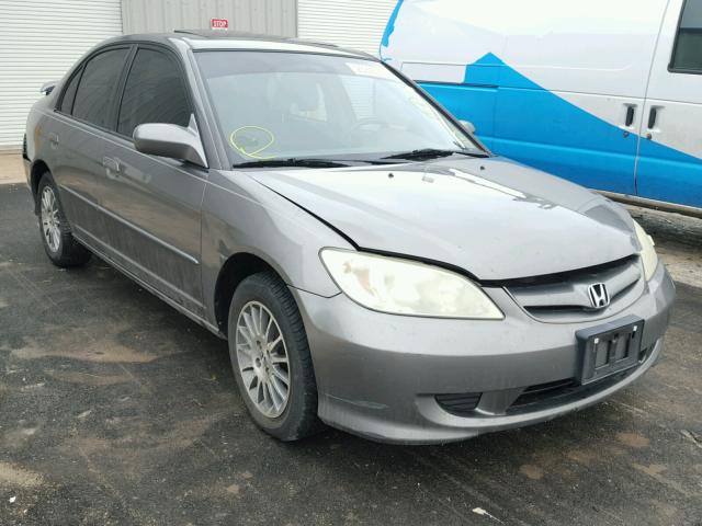 2HGES26775H541146 - 2005 HONDA CIVIC EX ნაცრისფერი ფოტო 1