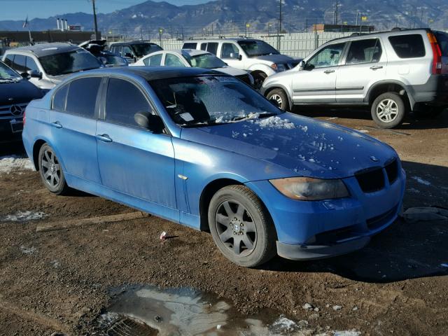 WBAVA33598FV66949 - 2008 BMW 328 I BLUE photo 1