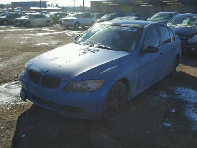 WBAVA33598FV66949 - 2008 BMW 328 I BLUE photo 2