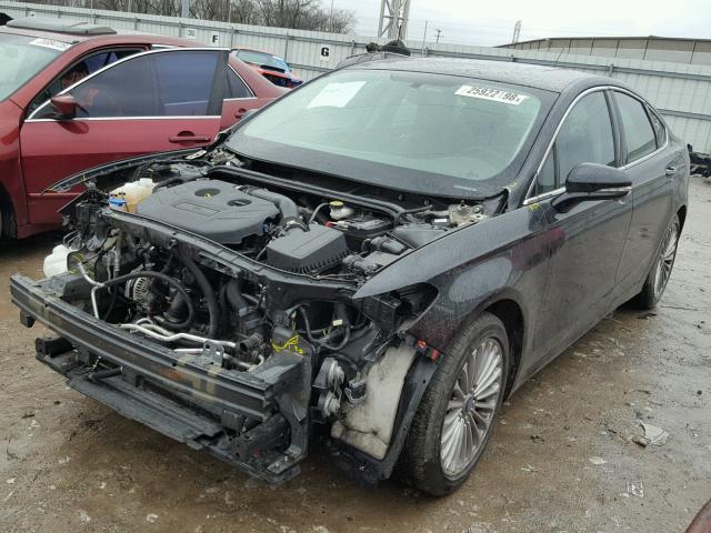 3FA6P0K94DR340944 - 2013 FORD FUSION TIT BLACK photo 2