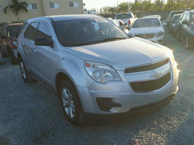 2GNALBEKXC1156046 - 2012 CHEVROLET EQUINOX LS SILVER photo 1