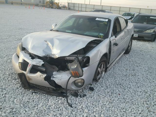 2G2WP522541352863 - 2004 PONTIAC GRAND PRIX SILVER photo 2