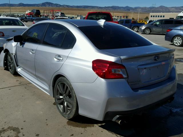 JF1VA1F68H9838326 - 2017 SUBARU WRX PREMIU SILVER photo 3