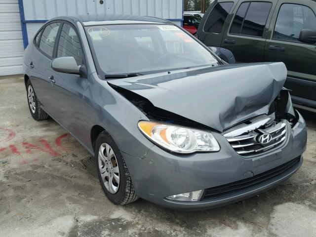 KMHDU4ADXAU111580 - 2010 HYUNDAI ELANTRA BL GRAY photo 1