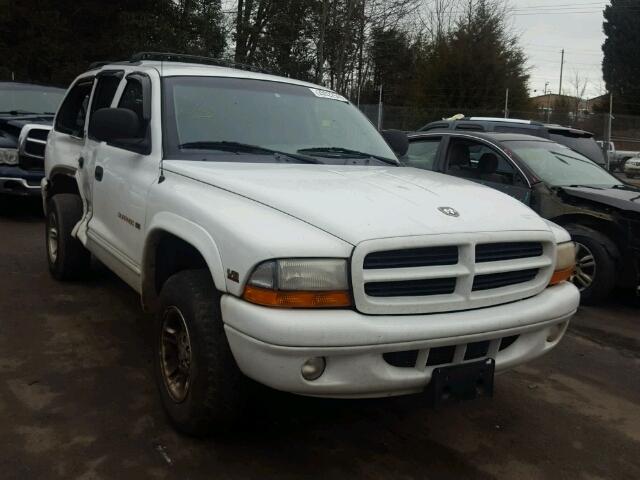 1B4HS28Z2XF690379 - 1999 DODGE DURANGO WHITE photo 1