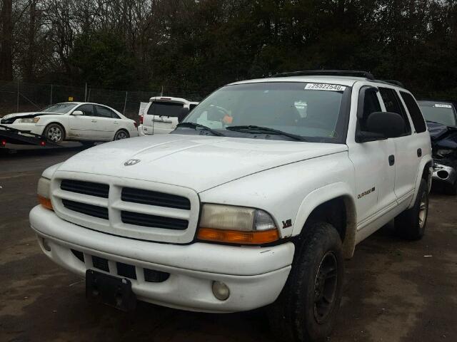 1B4HS28Z2XF690379 - 1999 DODGE DURANGO WHITE photo 2