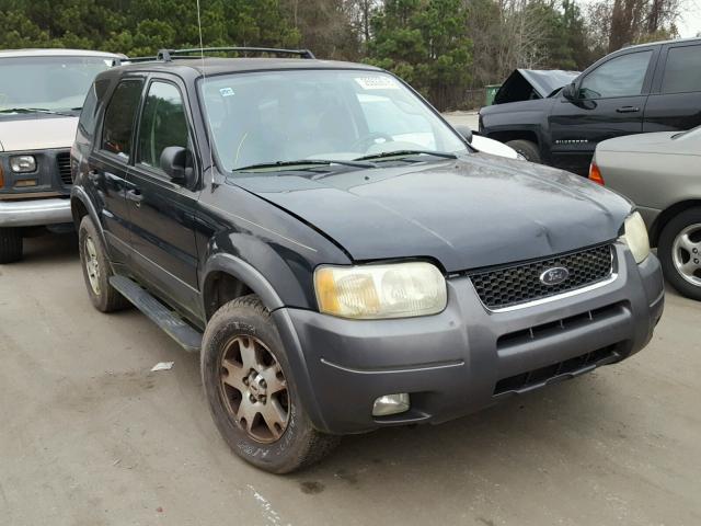 1FMCU03164KA53703 - 2004 FORD ESCAPE XLT BLACK photo 1