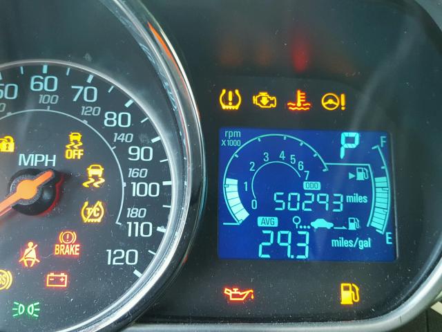 KL8CD6S93FC735796 - 2015 CHEVROLET SPARK 1LT Серебристый фото 8