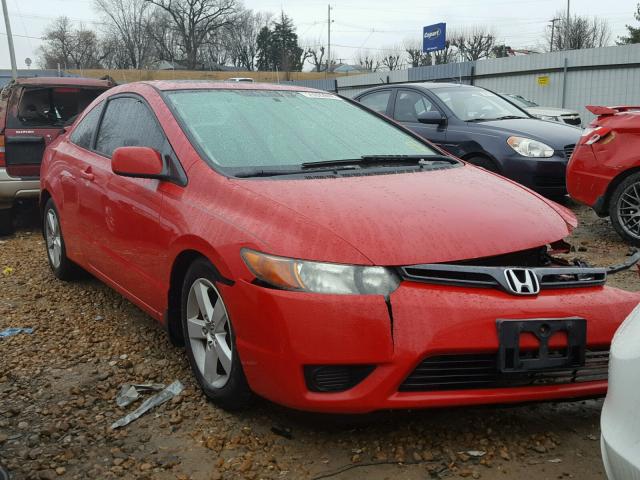 2HGFG12837H512812 - 2007 HONDA CIVIC EX RED photo 1