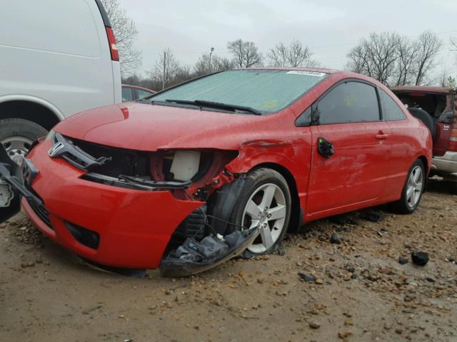 2HGFG12837H512812 - 2007 HONDA CIVIC EX RED photo 9