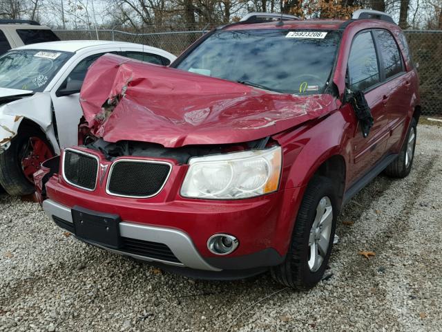 2CKDL73F866050798 - 2006 PONTIAC TORRENT RED photo 2