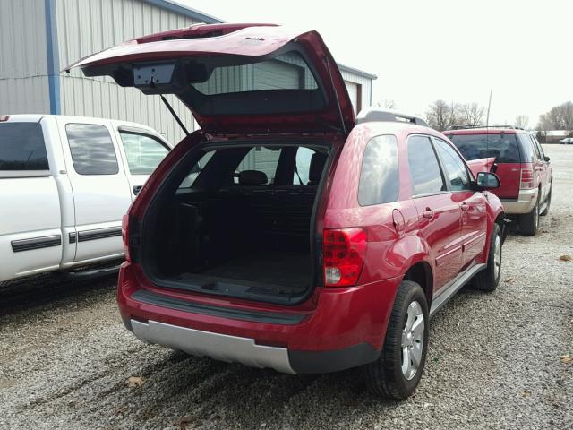 2CKDL73F866050798 - 2006 PONTIAC TORRENT RED photo 4