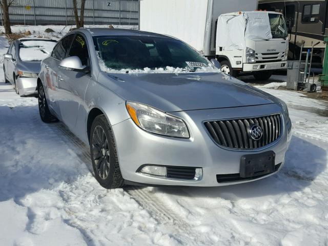 2G4GR5EK2C9157854 - 2012 BUICK REGAL SILVER photo 1
