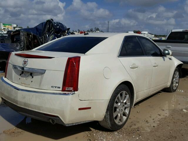 1G6DM577880123338 - 2008 CADILLAC CTS WHITE photo 4