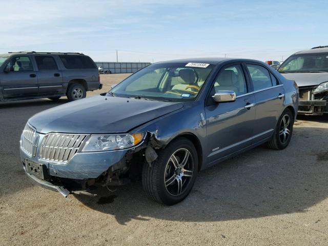 3LNDL2L36BR772043 - 2011 LINCOLN MKZ HYBRID BLUE photo 2