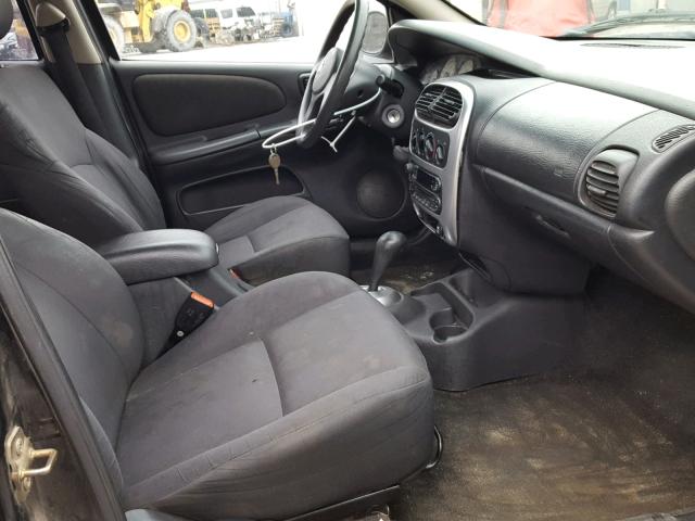 1B3ES56CX3D182125 - 2003 DODGE NEON SXT BLACK photo 5