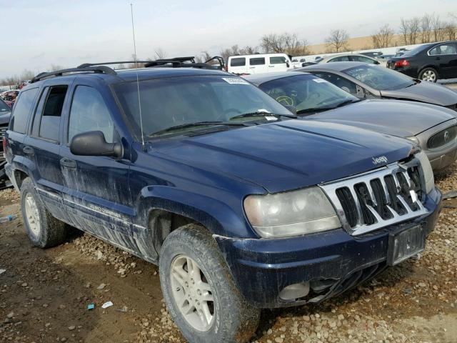 1J4GW48S02C328511 - 2002 JEEP GRAND CHER BLUE photo 1