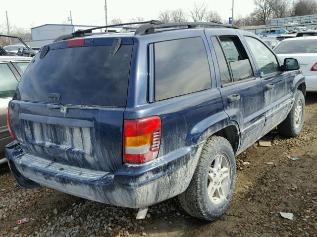 1J4GW48S02C328511 - 2002 JEEP GRAND CHER BLUE photo 4