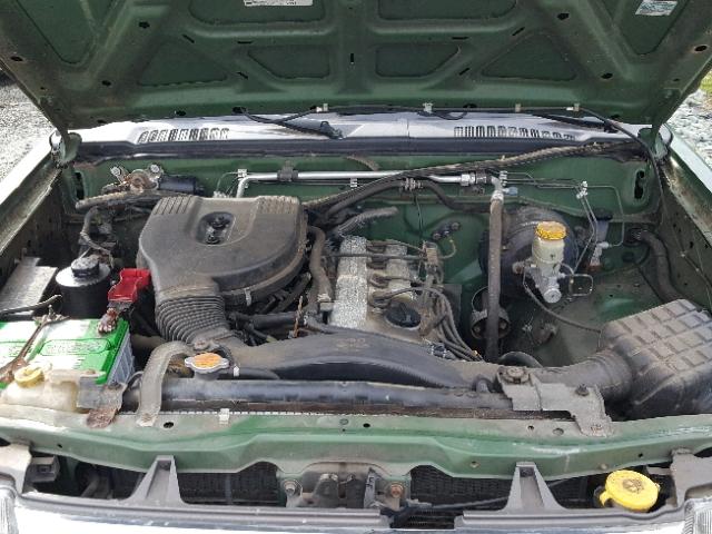 1N6DD26S8WC390750 - 1998 NISSAN FRONTIER K GREEN photo 7