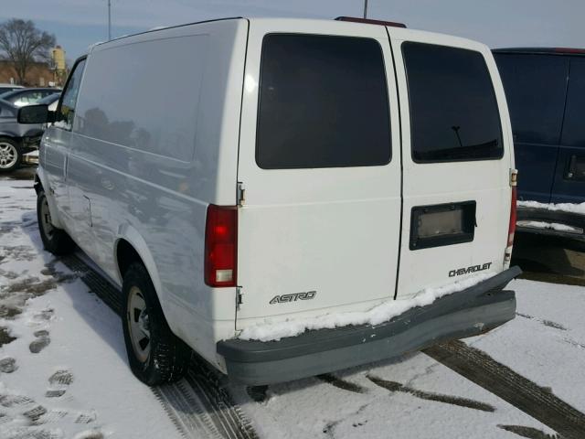 1GCDM19WX1B155910 - 2001 CHEVROLET ASTRO WHITE photo 3