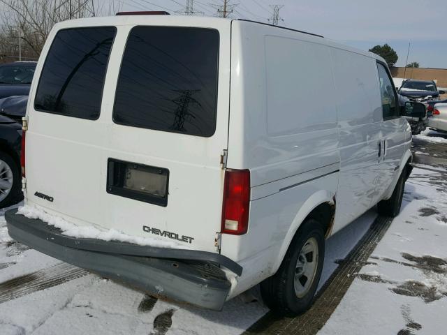 1GCDM19WX1B155910 - 2001 CHEVROLET ASTRO WHITE photo 4