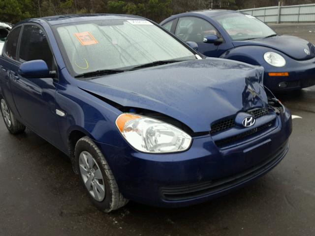 KMHCM3AC2AU169146 - 2010 HYUNDAI ACCENT BLU BLUE photo 1