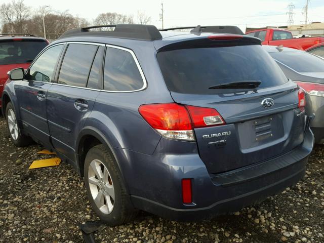 4S4BRCDC5E3287941 - 2014 SUBARU OUTBACK 2. BLUE photo 3