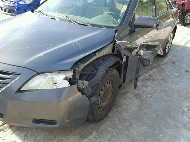 4T1BE46K37U653351 - 2007 TOYOTA CAMRY NEW GRAY photo 9