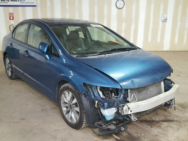 2HGFA16959H501429 - 2009 HONDA CIVIC EXL 蓝色 照片 1