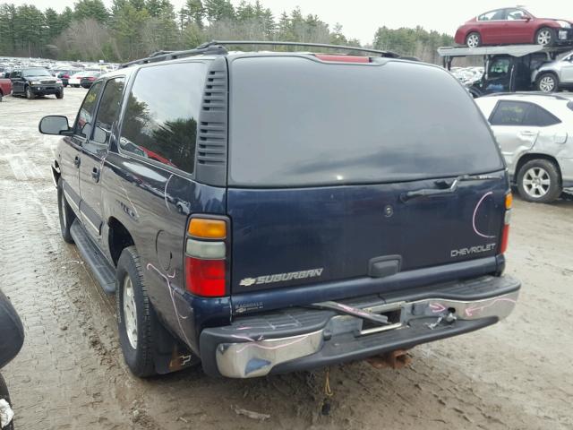 1GNFK16Z55J101432 - 2005 CHEVROLET SUBURBAN K BLACK photo 3