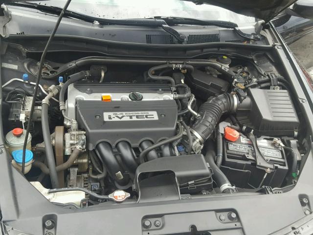 1HGCS12798A019547 - 2008 HONDA ACCORD EX BLACK photo 7