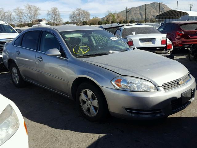 2G1WT58N279324560 - 2007 CHEVROLET IMPALA LT SILVER photo 1