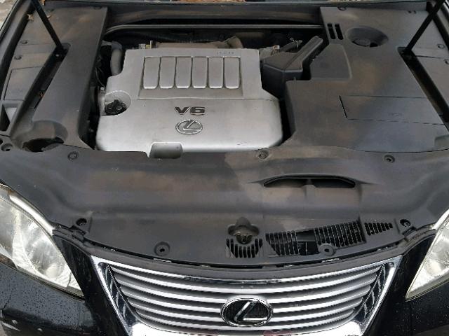 JTHBJ46G472123041 - 2007 LEXUS ES 350 BLACK photo 7