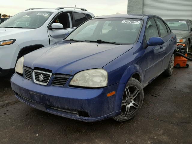 KL5JD56Z85K153173 - 2005 SUZUKI FORENZA S BLUE photo 2