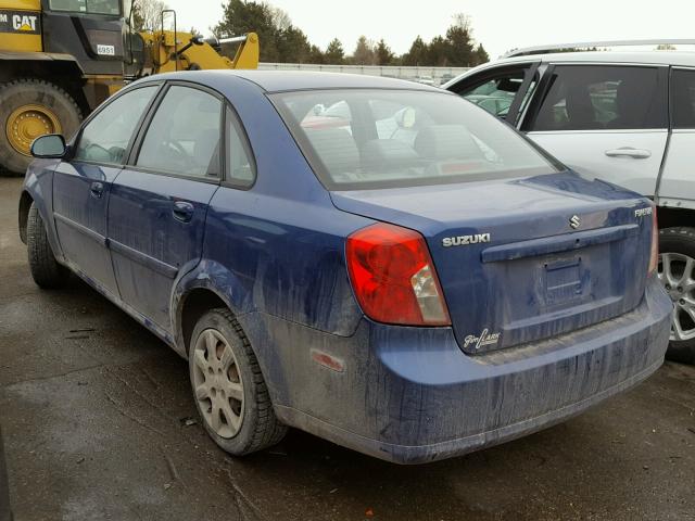 KL5JD56Z85K153173 - 2005 SUZUKI FORENZA S BLUE photo 3